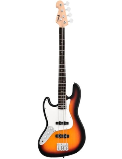BAIXO PHOENIX PHX 4C JAZZ BASS SUNBURST JB3TS LH