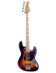 BAIXO SX 4C JAZZ BASS ESCUDO TORTOISE SUNBURST SJB75TOR 3TS