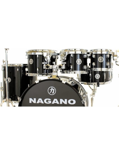 BATERIA NAGANO GARAGE ROCK 22 EBONY SPARKLC-BAT