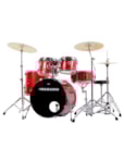 BATERIA NAGANO GARAGE ROCK 22 VERMELHO SPARKLE BAT WS