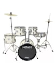 Bateria Noah Compacta White Cloud Juvenil Completa Bumbo 16