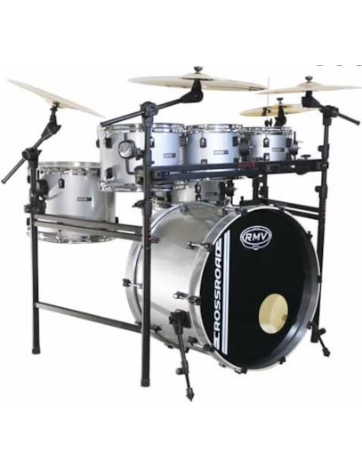 BATERIA RMV 8"10"13 CAIXA 12"18 PRATA SPARKLE PBRR 18972