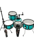BATERIA RMV COMPACT COMPASS CLUB AZUL TOM 10" SURDO 14" CX 10" BUMBO 18" PBCP 18902