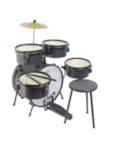 BATERIA RMV INFANTIL ROCK KIDS S/CHIMBAL PRETA PBNK14018