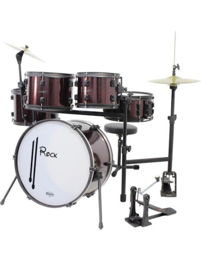 BATERIA RMV ROCK 10,12,14, CX13,20 VERMELHA SPARK PBRR20952