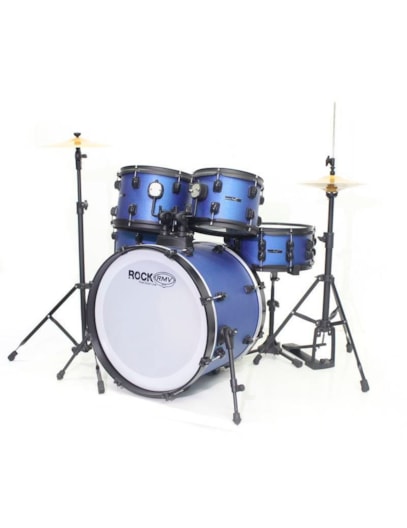 BATERIA RMV ROCK 2TOM 10 12 14 CX14 BUMBO 20 AZUL PBRP20652