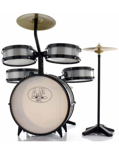 BATERIA ROCKBABY AM2 INFANTIL PRATA 327