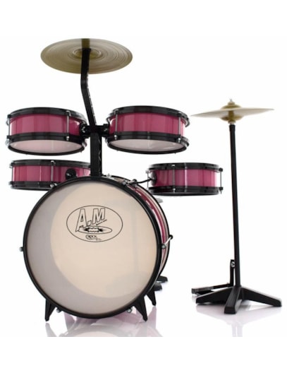 BATERIA ROCKBABY AM2 INFANTIL ROSA 330