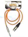 CABO MAC CABOS MICROFONE 1MT BASIC BORRACHA 0015/M01P