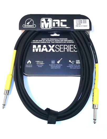 CABO MAC CABOS P/GUITARRA BORRACHA 4.57MT MAXSERIES IM15B