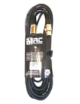CABO MAC CABOS P/MICROFONE BALANCEADO 30FT/9.15M XLR+XLR BORRACHA MC30XB