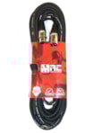 CABO MAC CABOS P/MICROFONE BALANCEADO 30FT/9.15M XLR+XLR BORRACHA MC30XB