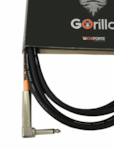 CABO TECNIFORTE GORILLA EMBORRACHADO P/INSTRUMENTOS 6,09M PLUG L 20FT GO20LNI