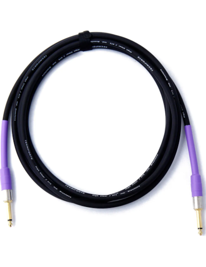 CABO TECNIFORTE HIGH CLEAR EMBORRACHADO P/INSTRUMENTOS 6,01M PLUG P10 20FT HCE20AU