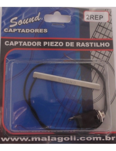 CAPTADOR VIOLÃO SOUND DE RASTILHO/JACK 2REP