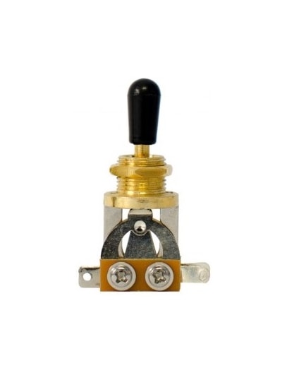 CHAVE SELETORA PHOENIX 3 POSICOES PRETA C/ DOURADO CH-3 BK GLD