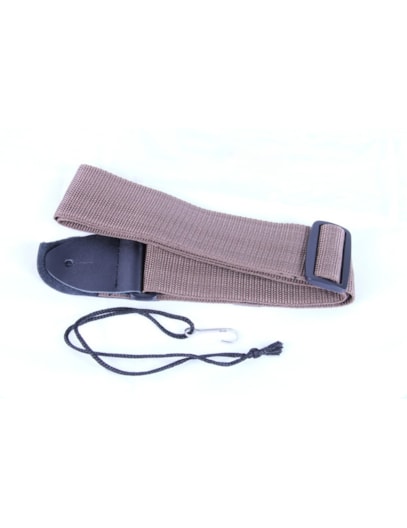 CORREIA WINNER P/GUITARRA MARROM 5CM POLYWEB 8646
