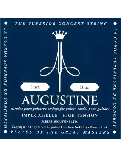 ENCORDOAMENTO AUGUSTINE VIOLÃO NYLON IMPERIAL BLUE 1825