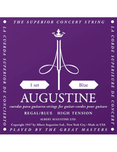 ENCORDOAMENTO AUGUSTINE VIOLÃO NYLON REGALS BLUE T. PESADA WMS00001 1826