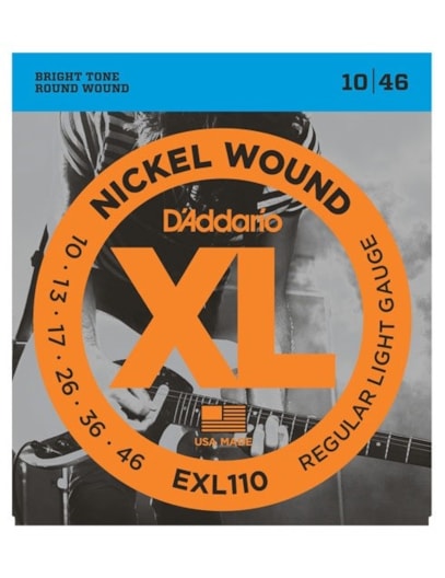 ENCORDOAMENTO DADDARIO GUITARRA 010 EXL110J 13887/12000/25053