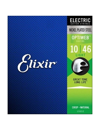 ENCORDOAMENTO ELIXIR P/GUITARRA LIGTH AÇO 010 19052