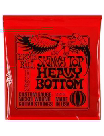 ENCORDOAMENTO ERNIE BALL GUITARRA 010 TOP HEAVY BOTTOM 2215