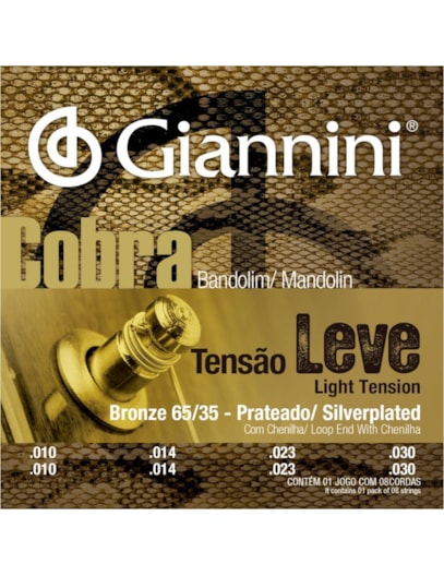 ENCORDOAMENTO GIANNINI BANDOLIM 010 COBRA GESBB 5946