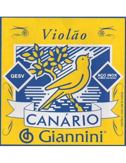 ENCORDOAMENTO GIANNINI VIOLA CAIPIRA CANARIO CHENILHA GESV 5916