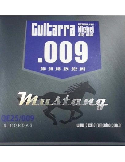 ENCORDOAMENTO MUSTANG ACO P/ GUITARRA 09 GES