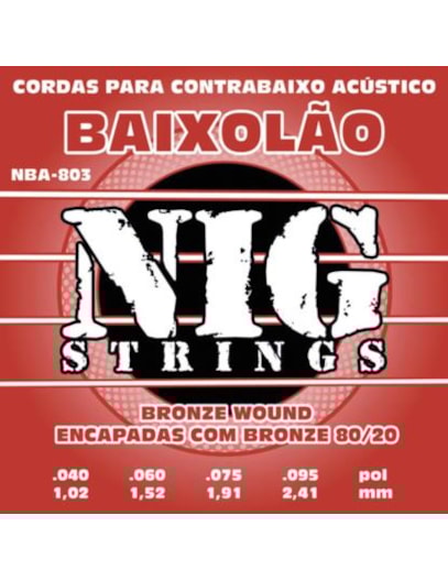 ENCORDOAMENTO NIG P/BAIXOLAO 4C 040 BRONZE NBA-803