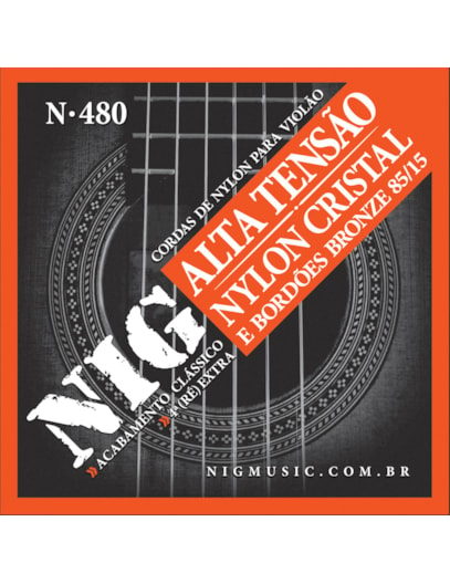 ENCORDOAMENTO NIG P/VIOLÃO NYLON CRISTAL BRONZE N480