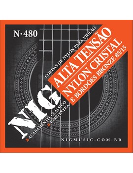 ENCORDOAMENTO NIG P/VIOLÃO NYLON CRISTAL BRONZE N480