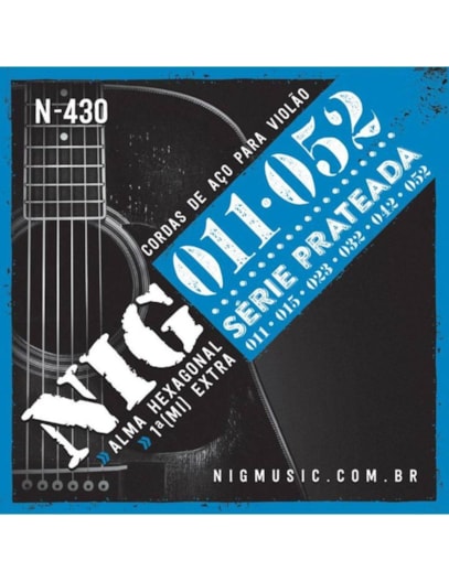 ENCORDOAMENTO NIG VIOLÃO AÇO 011 N430