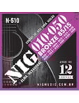 ENCORDOAMENTO NIG VIOLÃO AÇO 12C 010 BRONZE N510