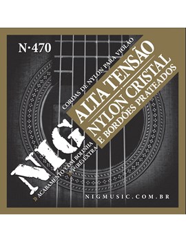 ENCORDOAMENTO NIG VIOLÃO NYLON CRISTAL C/BOLINHA N470