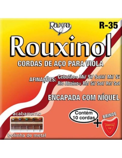 ENCORDOAMENTO ROUXINOL VIOLA CAIPIRA MAXIMA R35