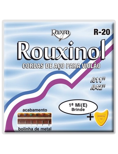 ENCORDOAMENTO ROUXINOL VIOLÃO AÇO C/BOLINHA R20