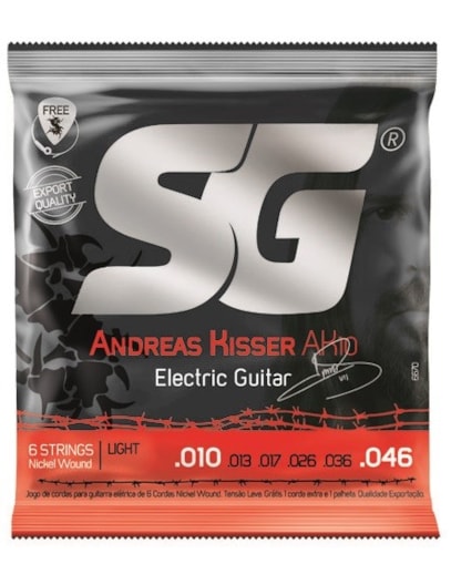 ENCORDOAMENTO SG P/GUITARRA 010 ANDREAS KISSER AK10 6670
