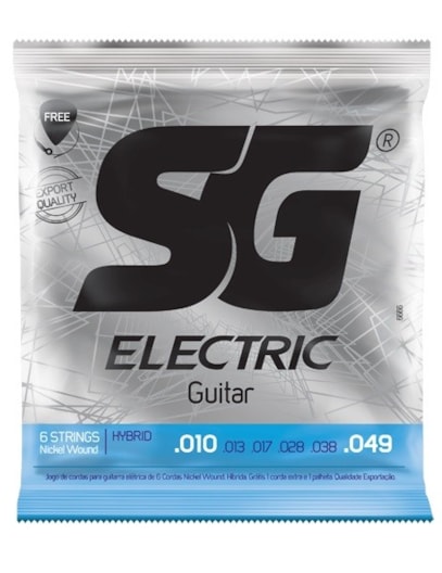 ENCORDOAMENTO SG P/GUITARRA 010 HIBRIDA 6666