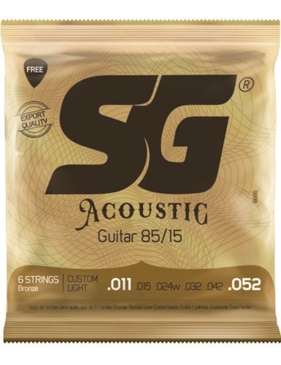 ENCORDOAMENTO SG P/VIOLÃO AÇO BRONZE 8515 6686