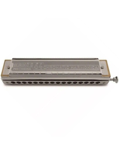 GAITA HERING CROMATICA 64 VOZES HC TOM C HARMONICA 5164C