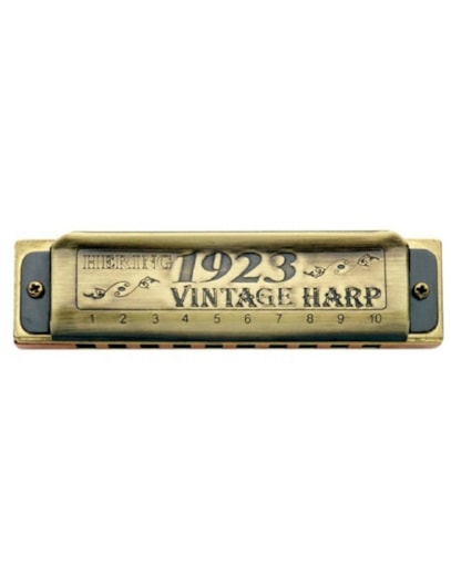 GAITA HERING VINTAGE HARP TOM A HB 1923 CORPO DE MADEIRA 102