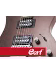 GUITARRA CORT 2HAMBUCKER FLOYD TABACO X1DFROPW