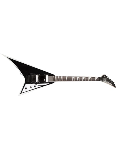 GUITARRA JACKSON FLAY V RANDY RHOADS 2910136-JS32-572 BLACK WITH WHITE BEVELS 10240213