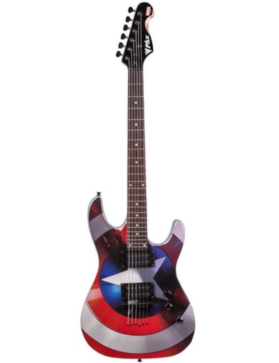 GUITARRA PHOENIX MARVEL CAPTAIN AMERICA GMC1
