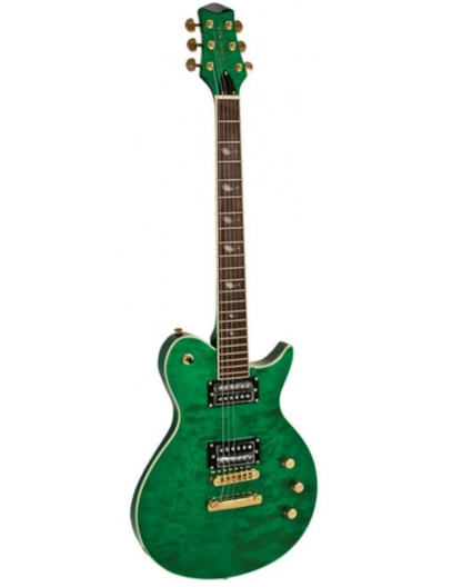 GUITARRA PHOENIX MYRBEN TOP PRS VERDE LPV-8 TGR