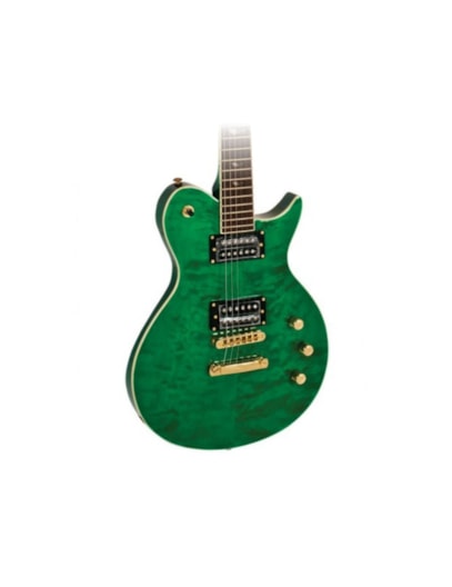 GUITARRA PHOENIX MYRBEN TOP PRS VERDE LPV-8 TGR USADO