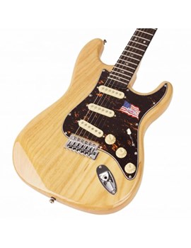 Guitarra SX Stratocaster Ash Series Vintage SSTASHR Natural
