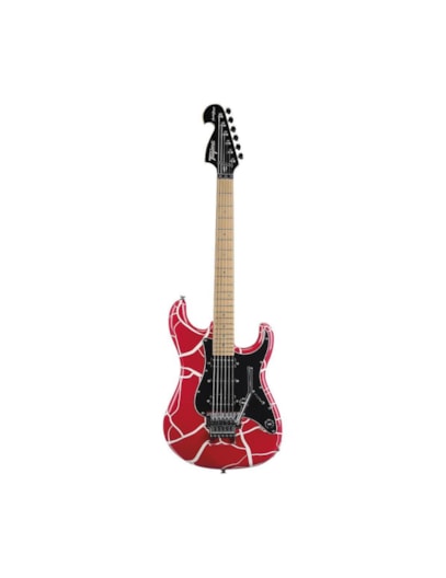 GUITARRA TAGIMA JUNINHO AFRAN SIGNATURE VERMELHO RAJADA CANHOTO J2 USA