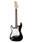 GUITARRA WALDMAN STRATO CANHOTA PRETA ST-111LH